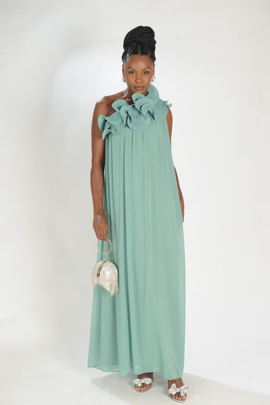 VESTIDO BABADOS AMPLO