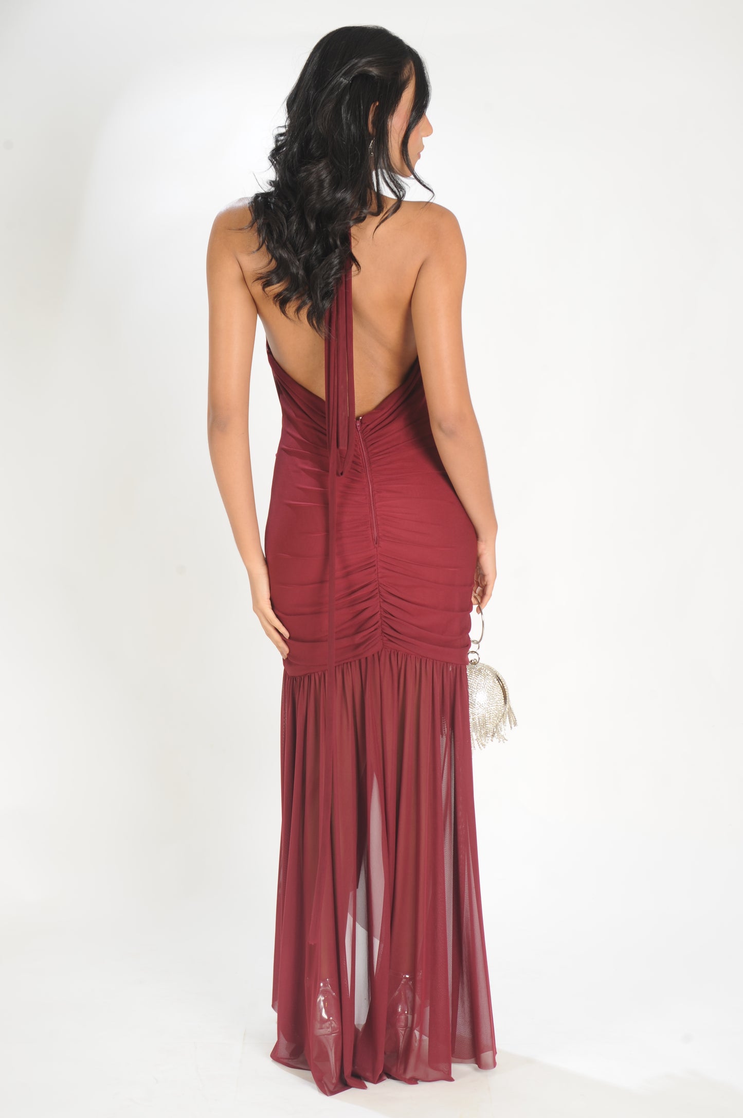 VESTIDO FRENTE ÚNICA FRANZIDO