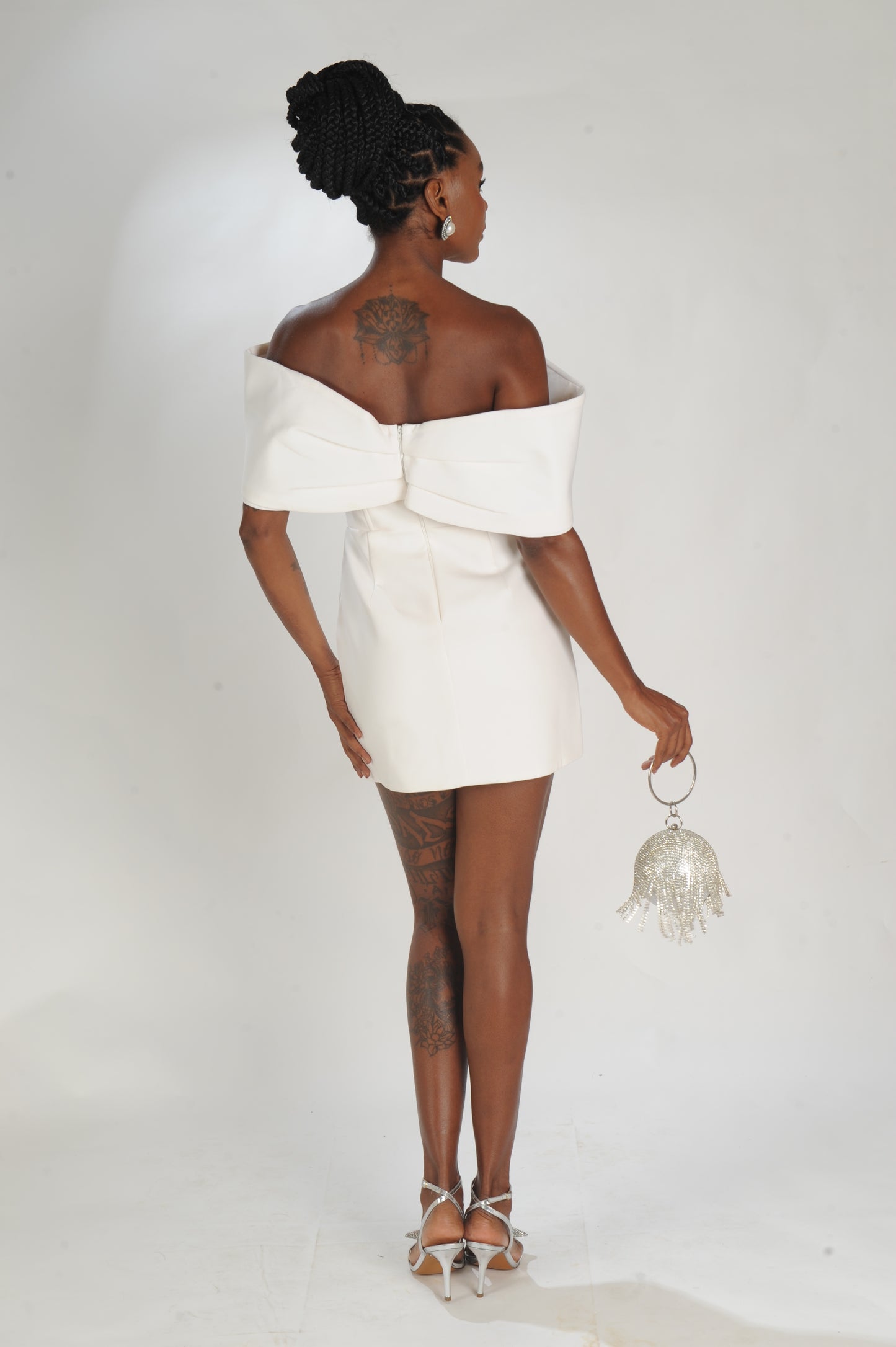 VESTIDO LAÇO LAMINE