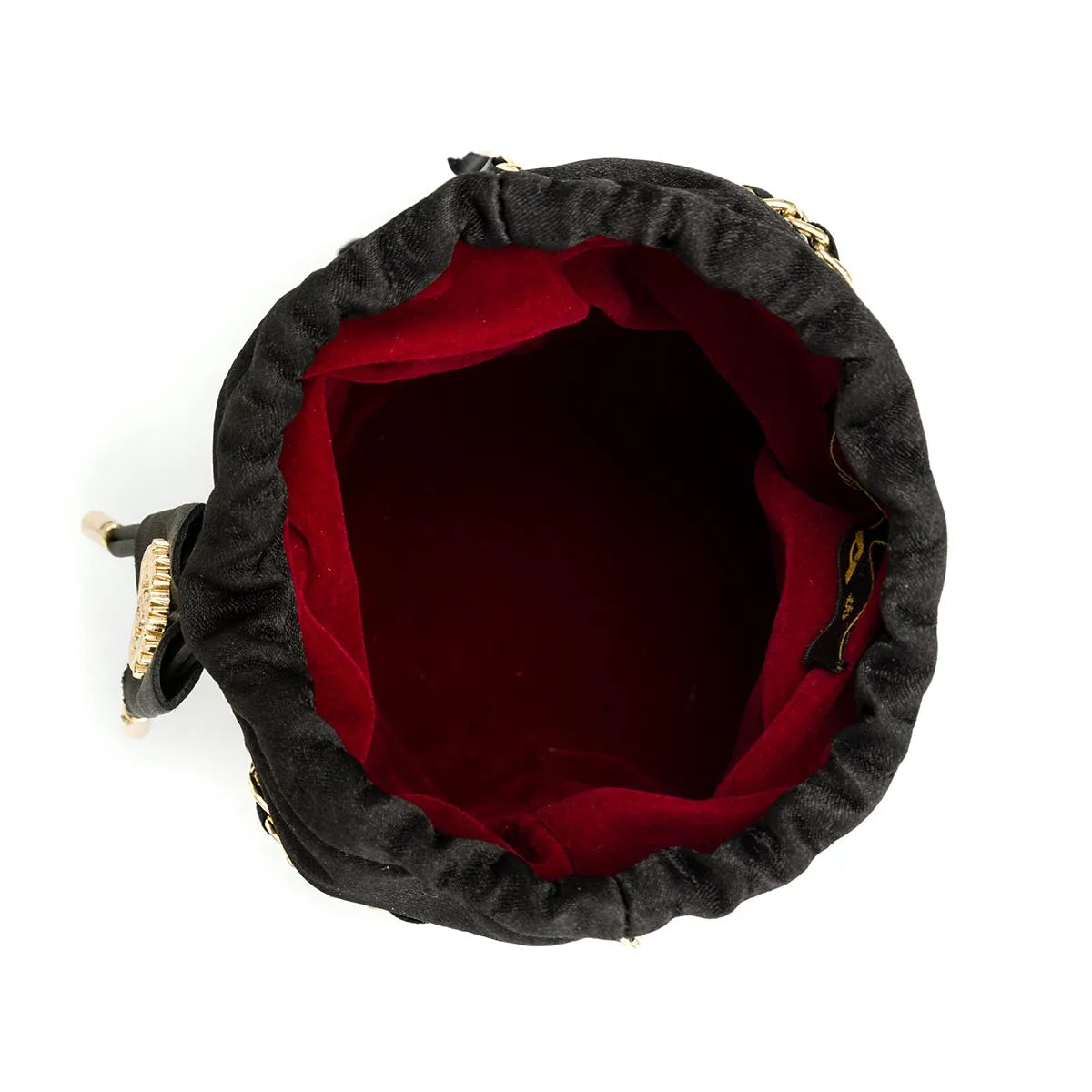 BOLSA CRYSTAL BUCKET BAG OURO ISLA