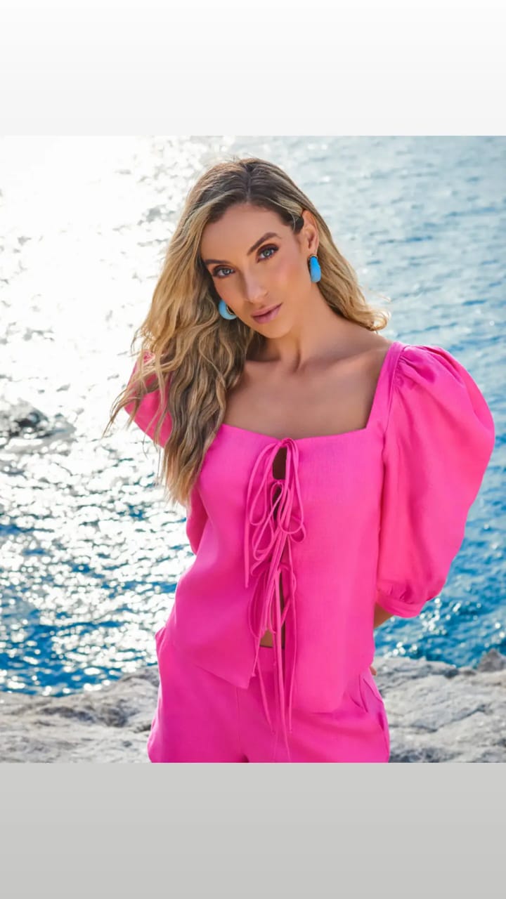 CONJUNTO  SHORT E BLUSA ANNE FERNANDES