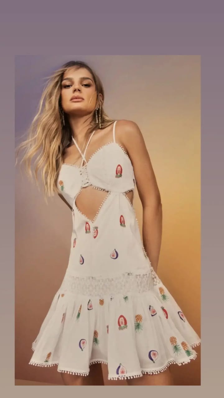 VESTIDO CURTO ALGODÃO SKAZI