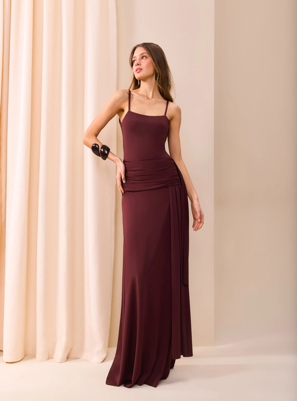 VESTIDO LONGO JERSEY GLOSS