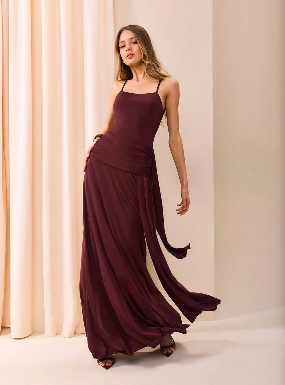 VESTIDO LONGO JERSEY GLOSS