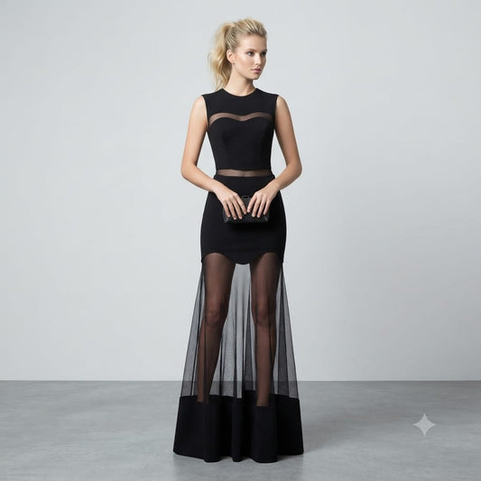 VESTIDO REGATA TULE SKAZI