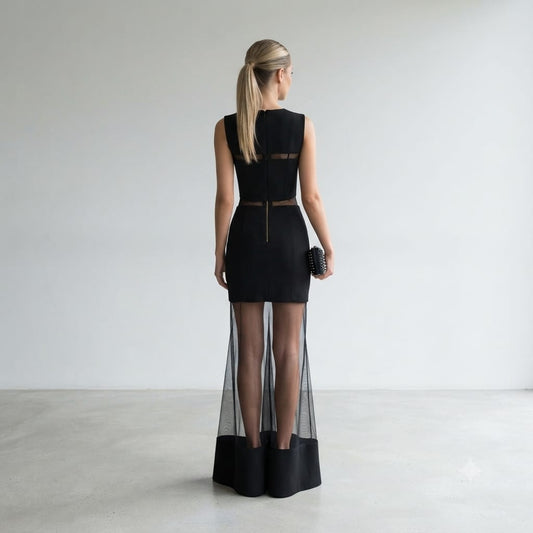 VESTIDO REGATA TULE SKAZI