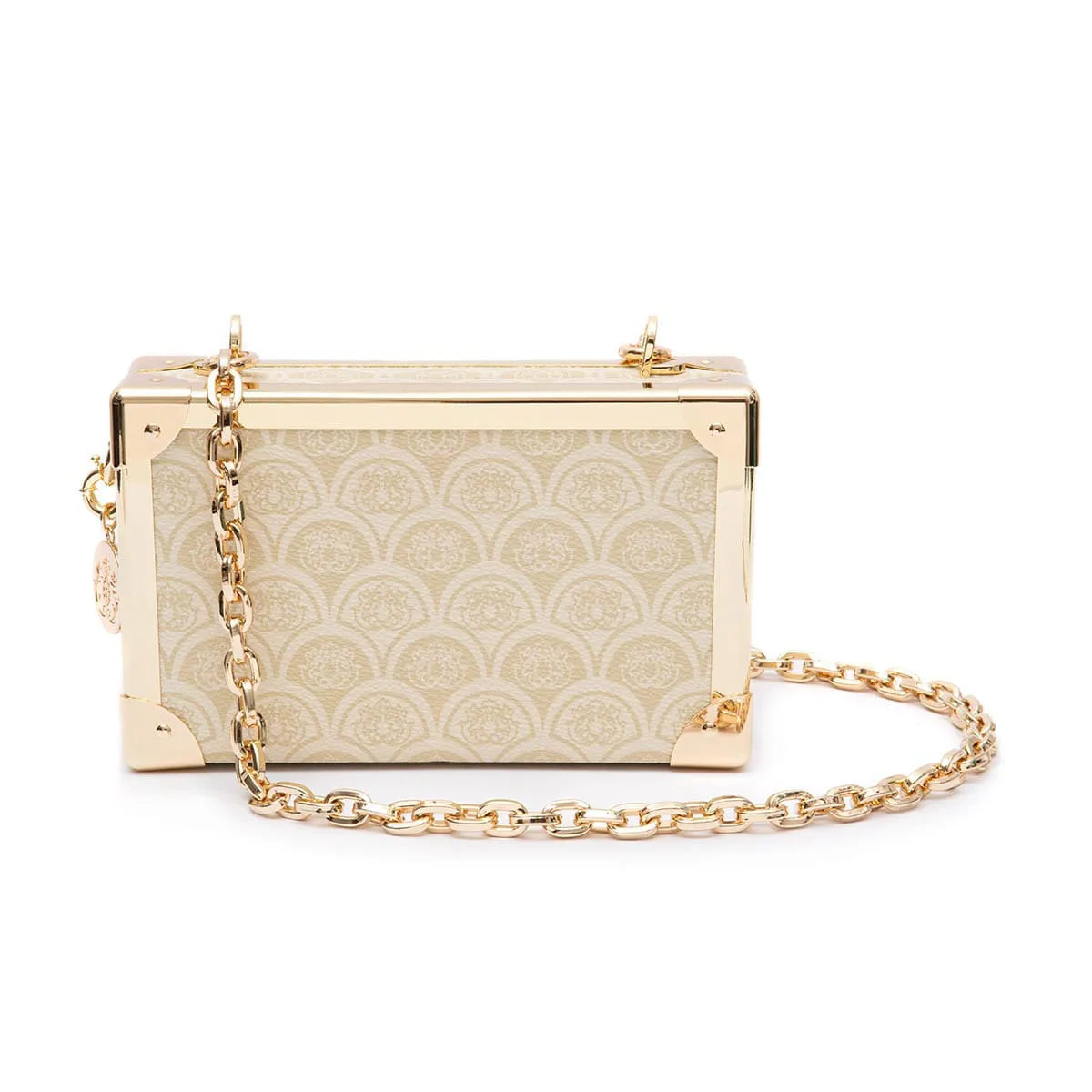 CLUTCH SIRENA MONOGRAMA CANVAS CREME