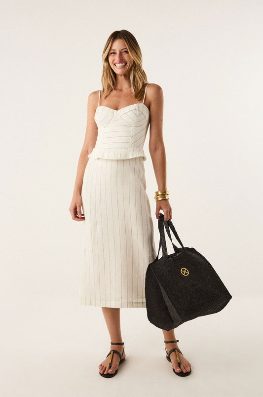 VESTIDO MIDI HAZEL VIX