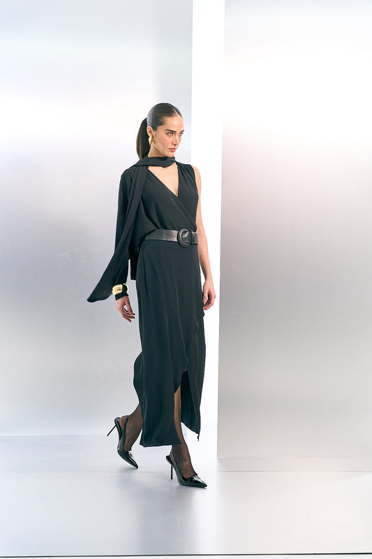 VESTIDO MAXI MIDI COM AMARRAÇÃO KOHDE