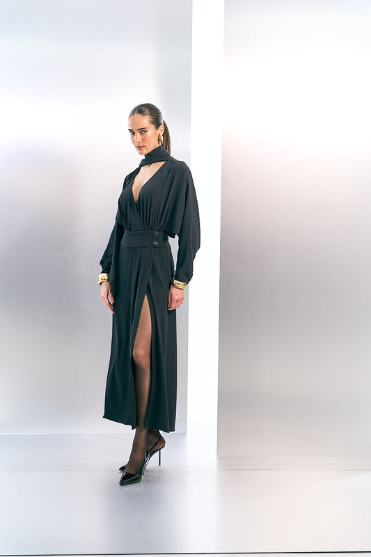 VESTIDO MAXI MIDI COM AMARRAÇÃO KOHDE