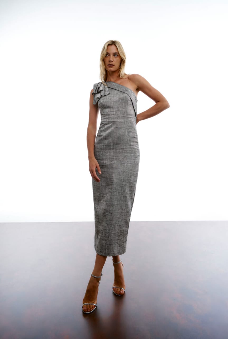 VESTIDO OMBRO SÓ LAÇO TUFI DUEK