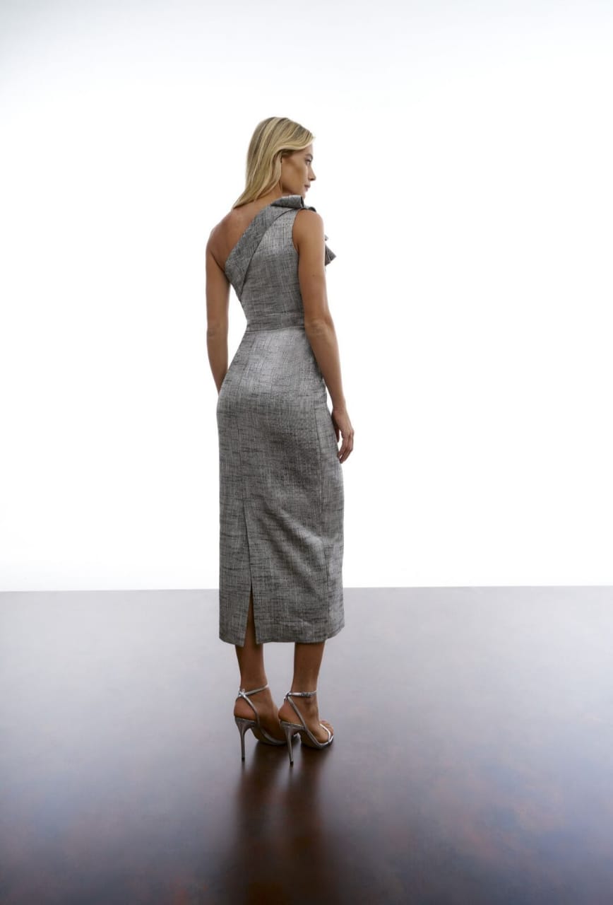 VESTIDO OMBRO SÓ LAÇO TUFI DUEK