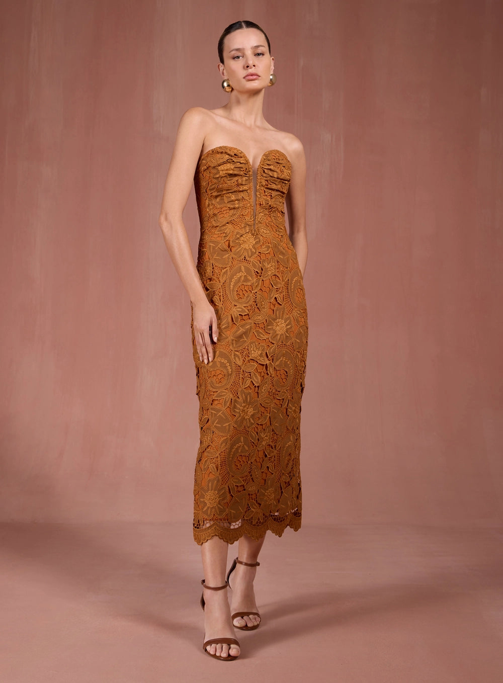 VESTIDO MIDI TUBO SKAZI