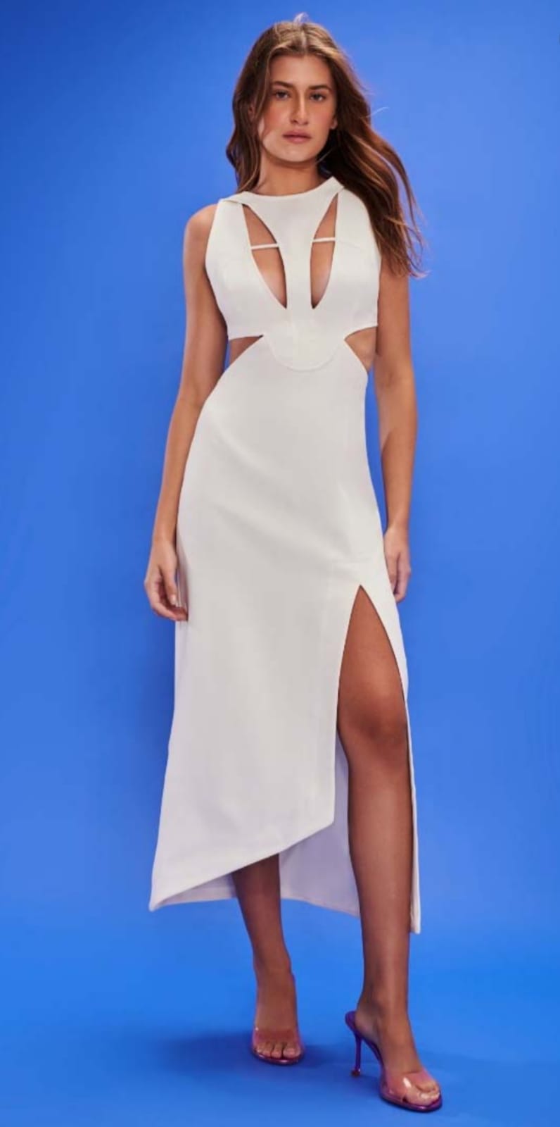 VESTIDO RECORTES BUSTOS TUFI DUEK