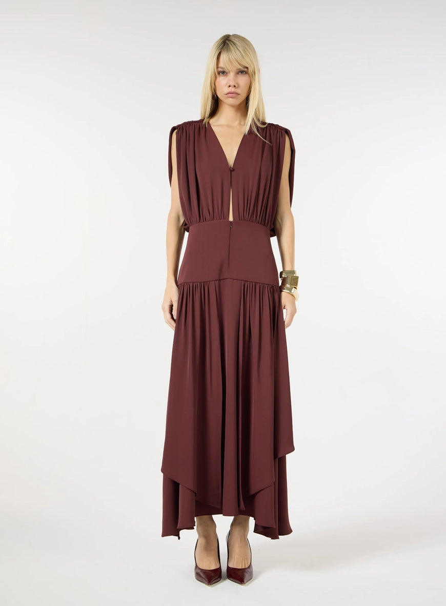 VESTIDO MIDI BASQUE BORDO SKAZI