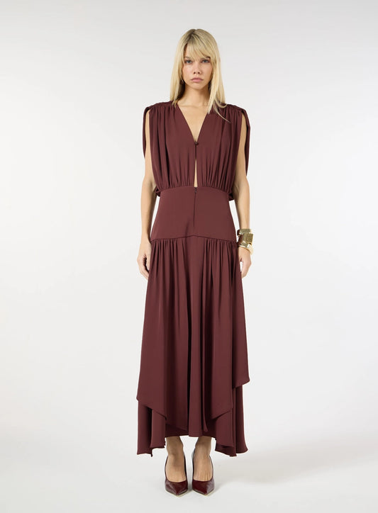 VESTIDO MIDI BASQUE BORDO SKAZI