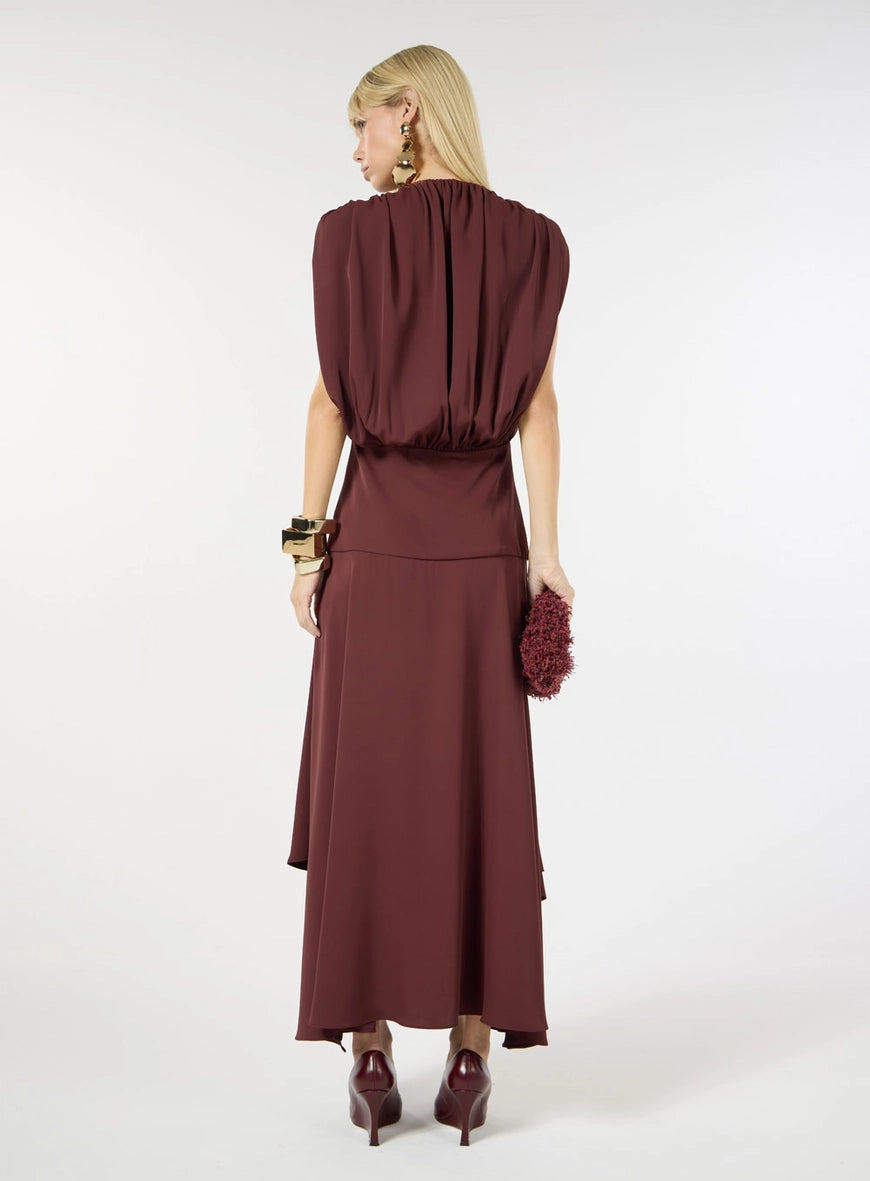 VESTIDO MIDI BASQUE BORDO SKAZI