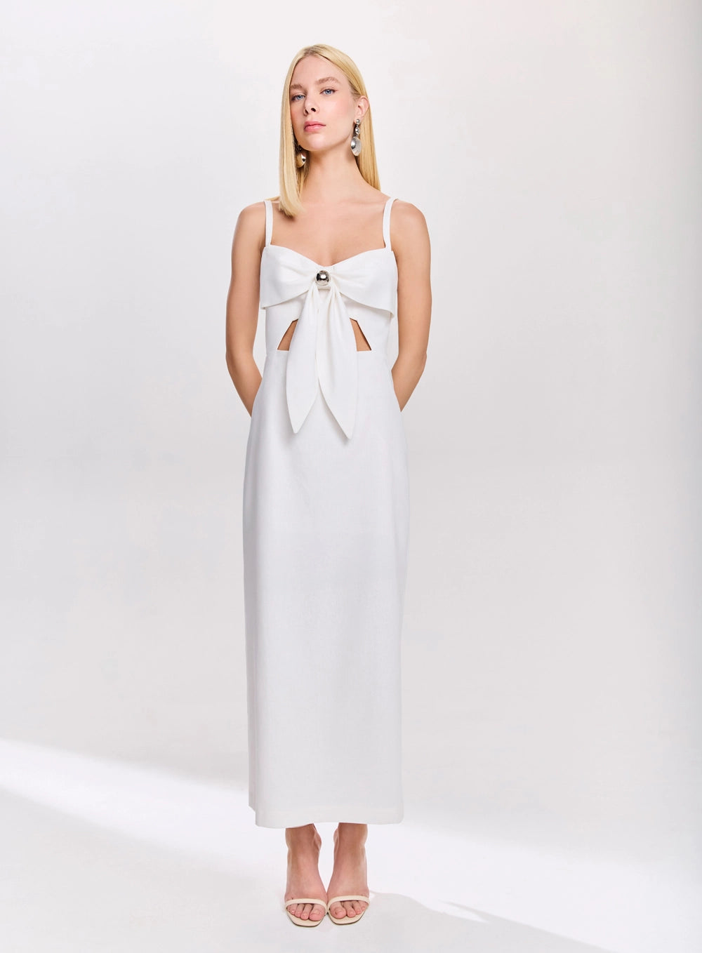 VESTIDO MIDI LAÇO WASH TUFI DUEK
