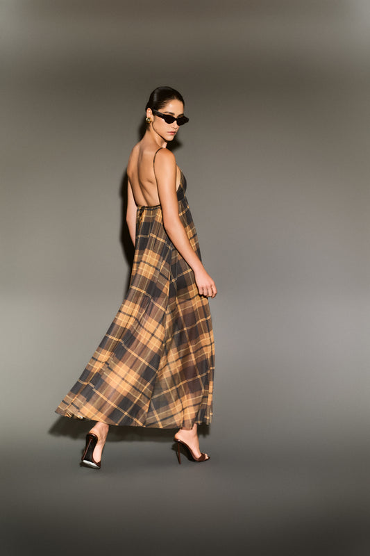 VESTIDO DRAPEADO EM TULE KOHDE