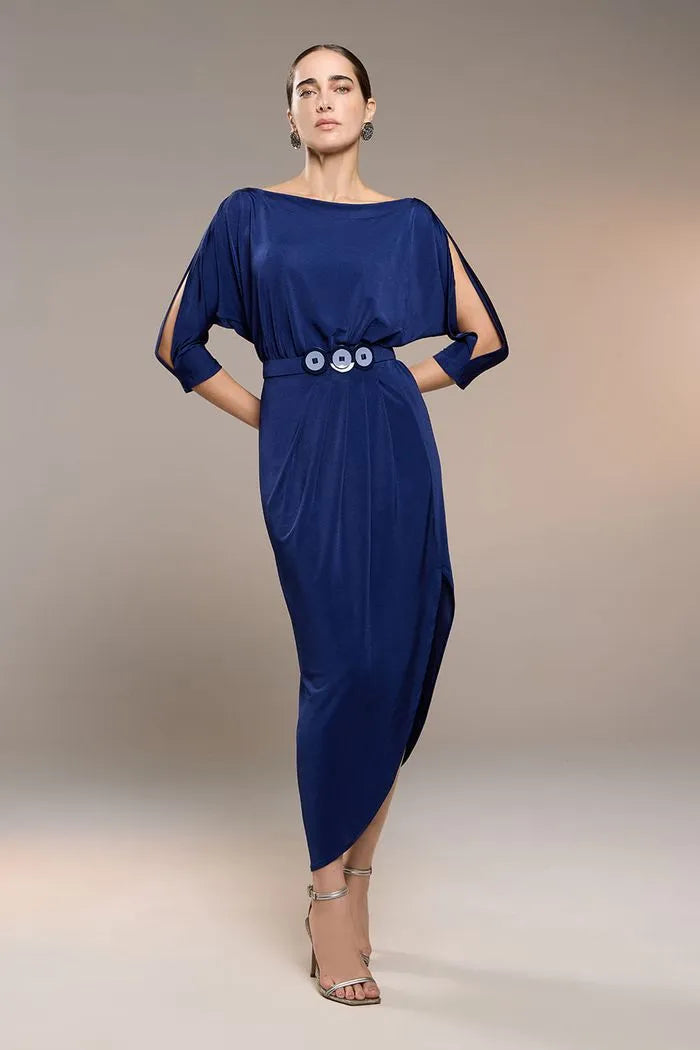 VESTIDO MALHA COM CINTO THAMARA CAPELÃO