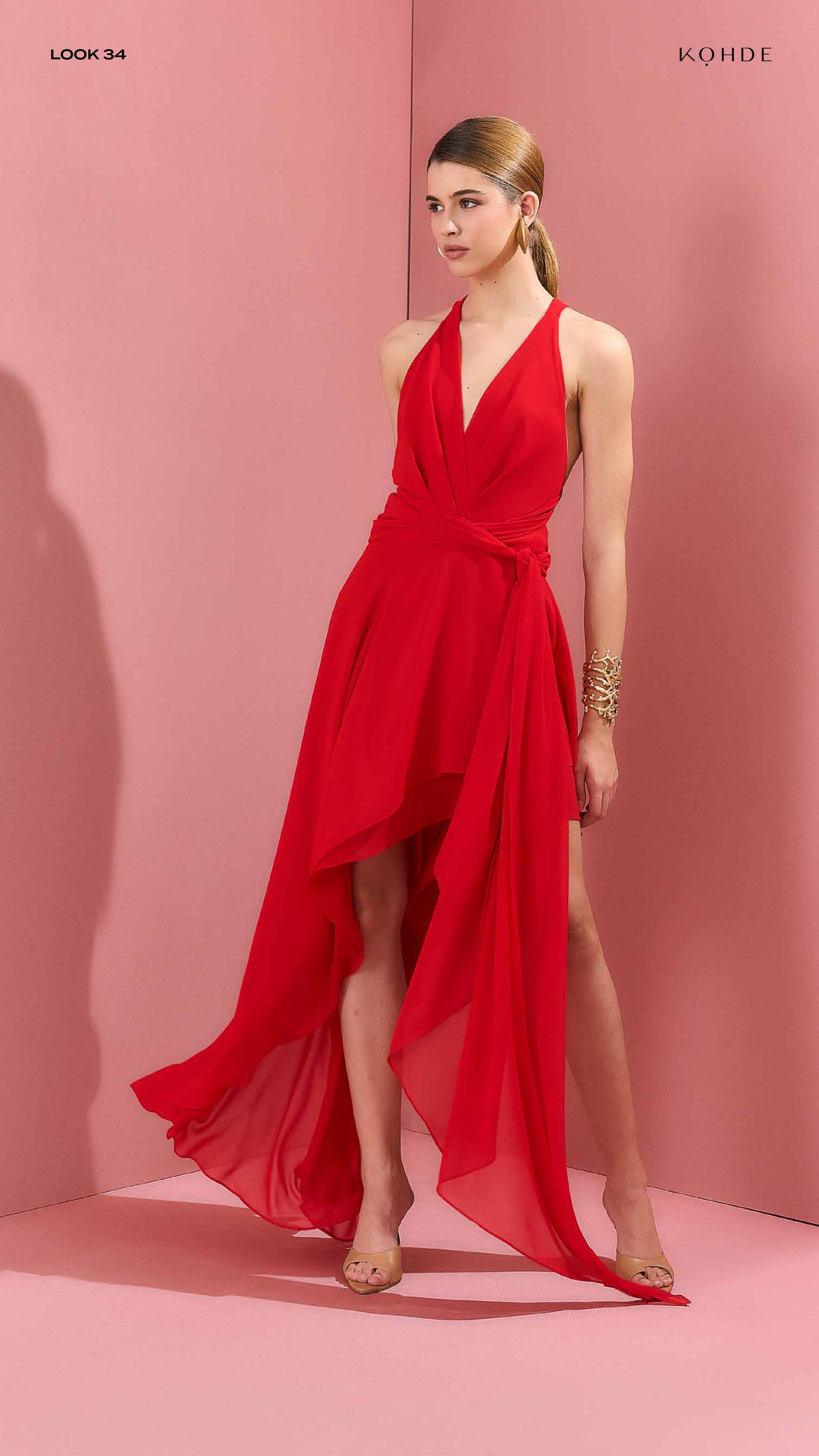 VESTIDO ASSIMÉTRICO MAXI KOHDE