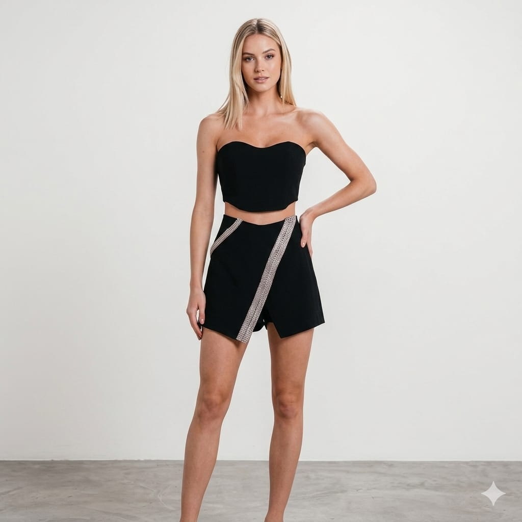 SHORT E SAIA LAMINE