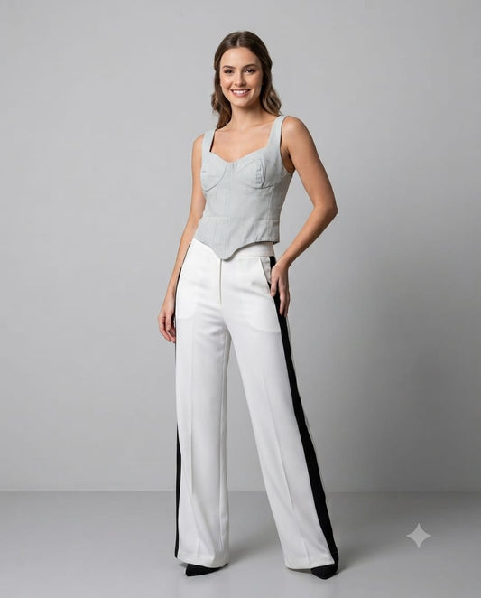 CONJUNTO CORSELET E CALÇA ANNE FERNANDES