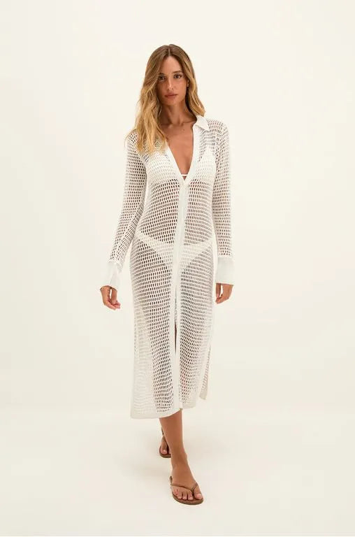 CHEMISE JENNE TRICOT OFF WHITE VIX
