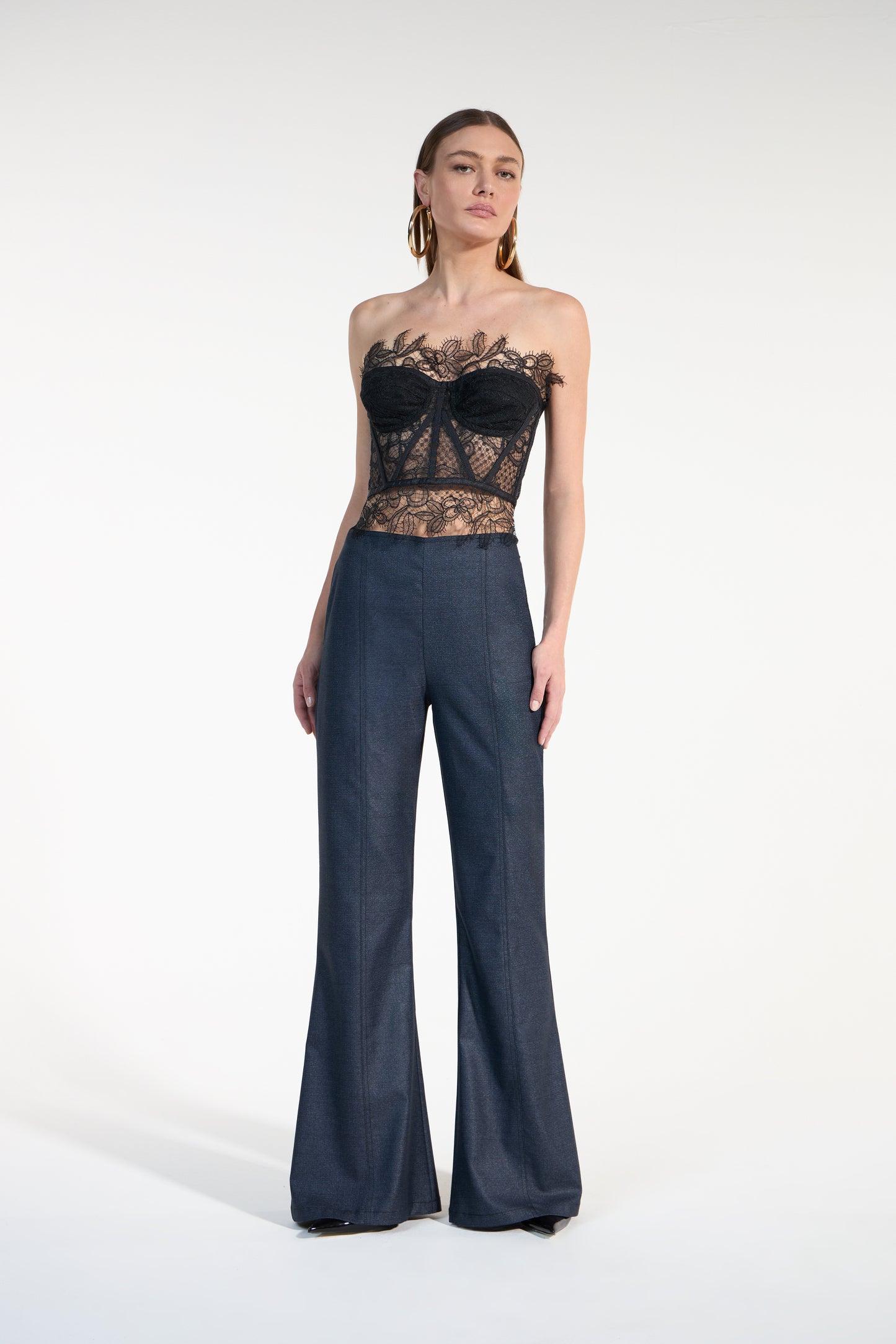 CALÇA BOOT CUT AZUL SAPPHIRE SKAZI