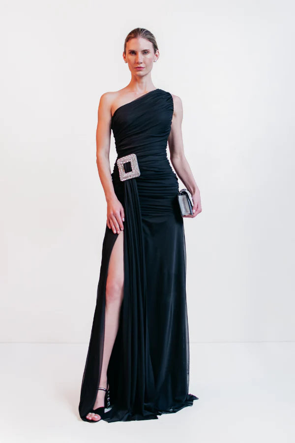 VESTIDO TULE UMA ALÇA UNITY SEVEN