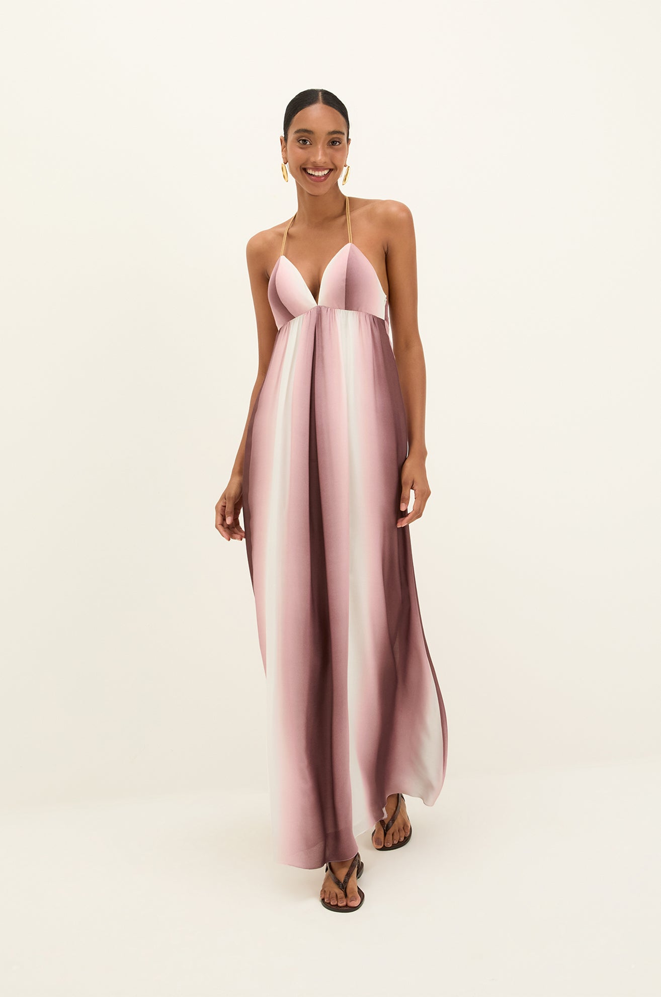VESTIDO LONGO NORA DET NEBULA VIX