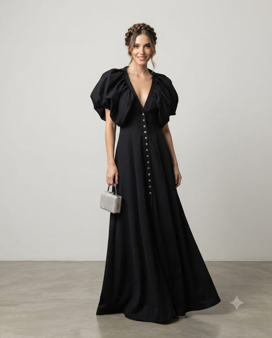 VESTIDO MANGA BUFANTE SKAZI
