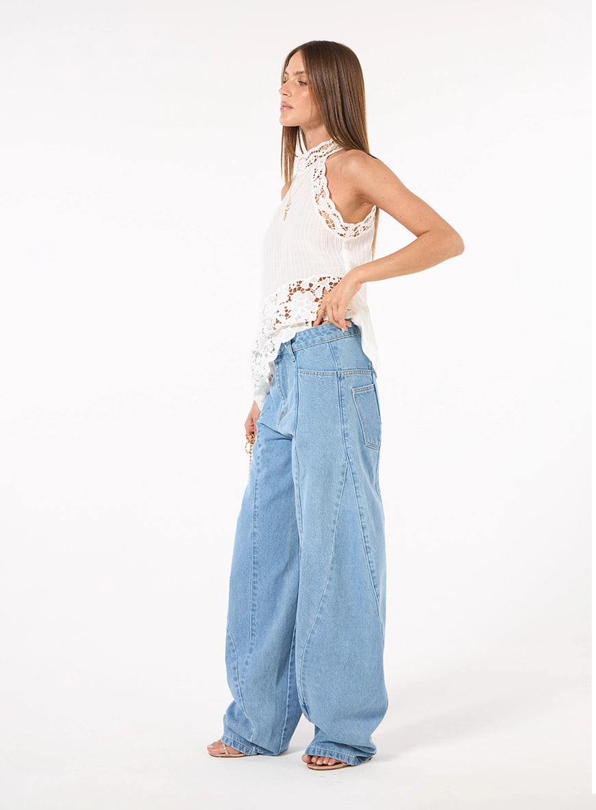 CALÇA JEANS BARREL SKAZI