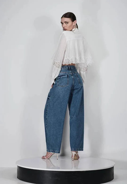 CAMISA CROPPED PLISSADO CAOS